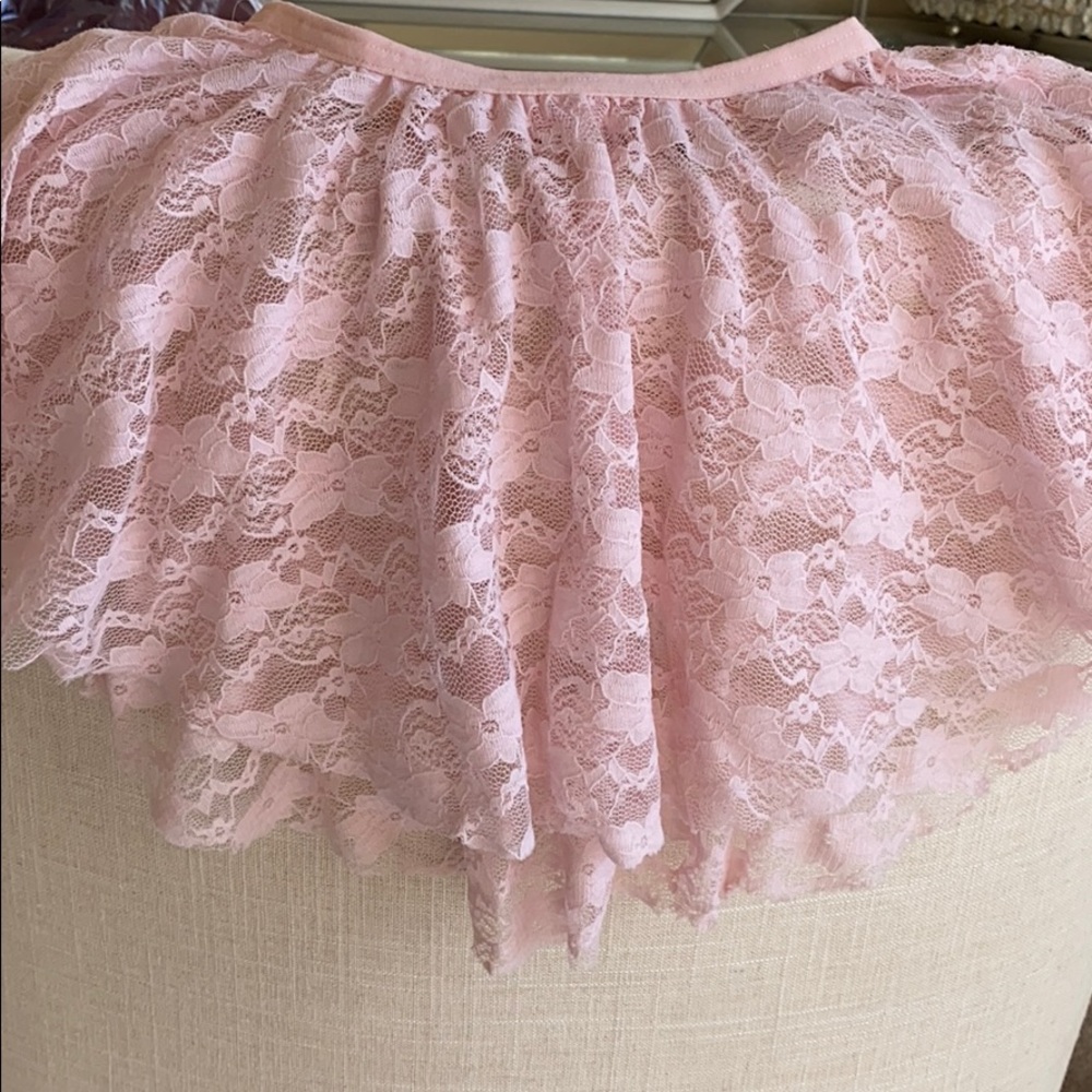 Lace ballet skirt